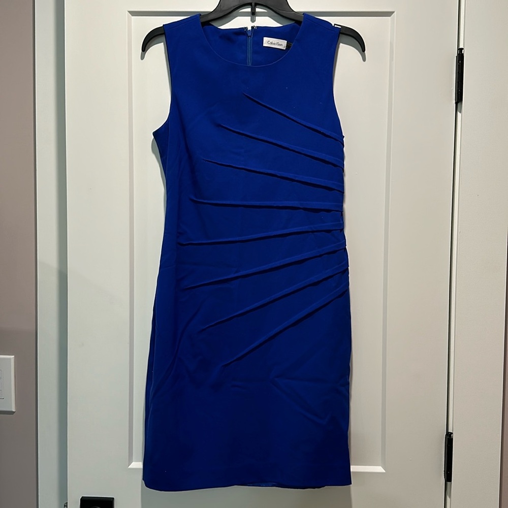 Calvin Klein royal blue dress 6p